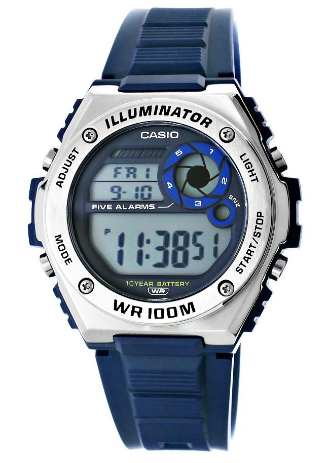 Casio MWD-100H-2AV : plus de panne de batterie avec cette montre écran large