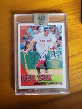 2017 Topps Archives Jason Varitek Auto /11 (1st on print) Boston Red Sox
