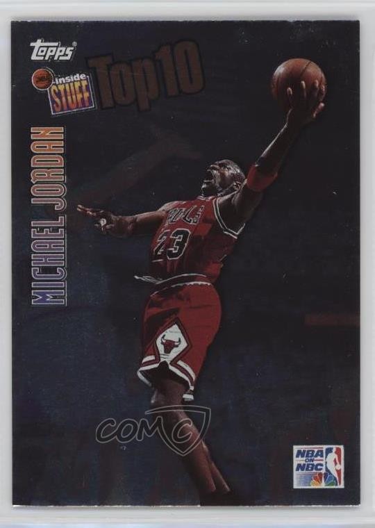1997-98 Topps Inside Stuff Top 10 Michael Jordan #IS1 HOF 0mm3