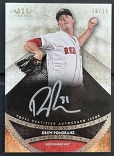 2017 Topps Tier One DREW POMERANZ Silver Ink Auto Autograph  10/10 #PPA-DPO MINT