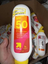 Lot Of 6 Up Up Sport Sunscreen Lotion SPF 50 16 Oz Exp 12/26
