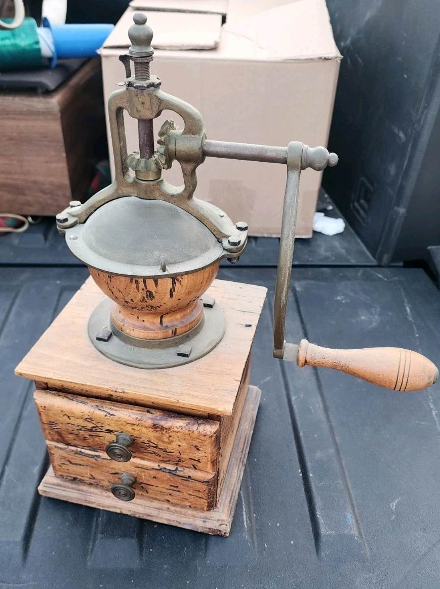 Antique Vintage Italian Wormwood Spice Coffee Grinder
Opens in a new window or tab