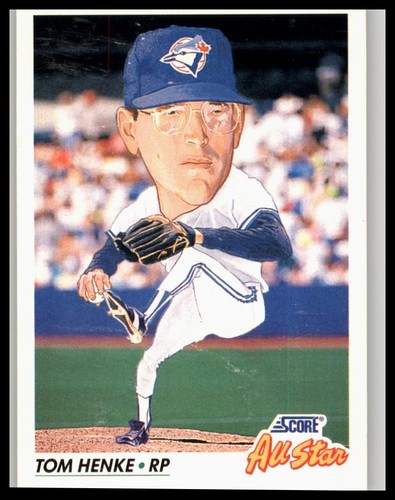 Tom Henke #439 1992 Score card