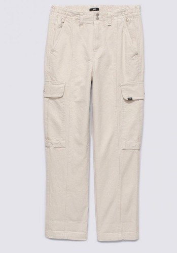 Vans Women’s Sidewalk Pant In Natural Size L New - Picture 1 of 7