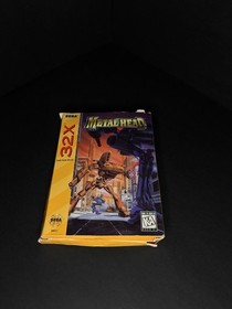 Sega 32X Metal Head Complete CIB Tested Working w/ Registration Card