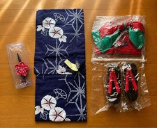 Yukata obi geta set