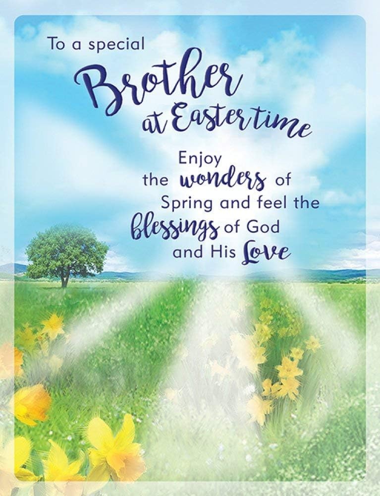 Brother Easter Card. Blessings. 19x13cm