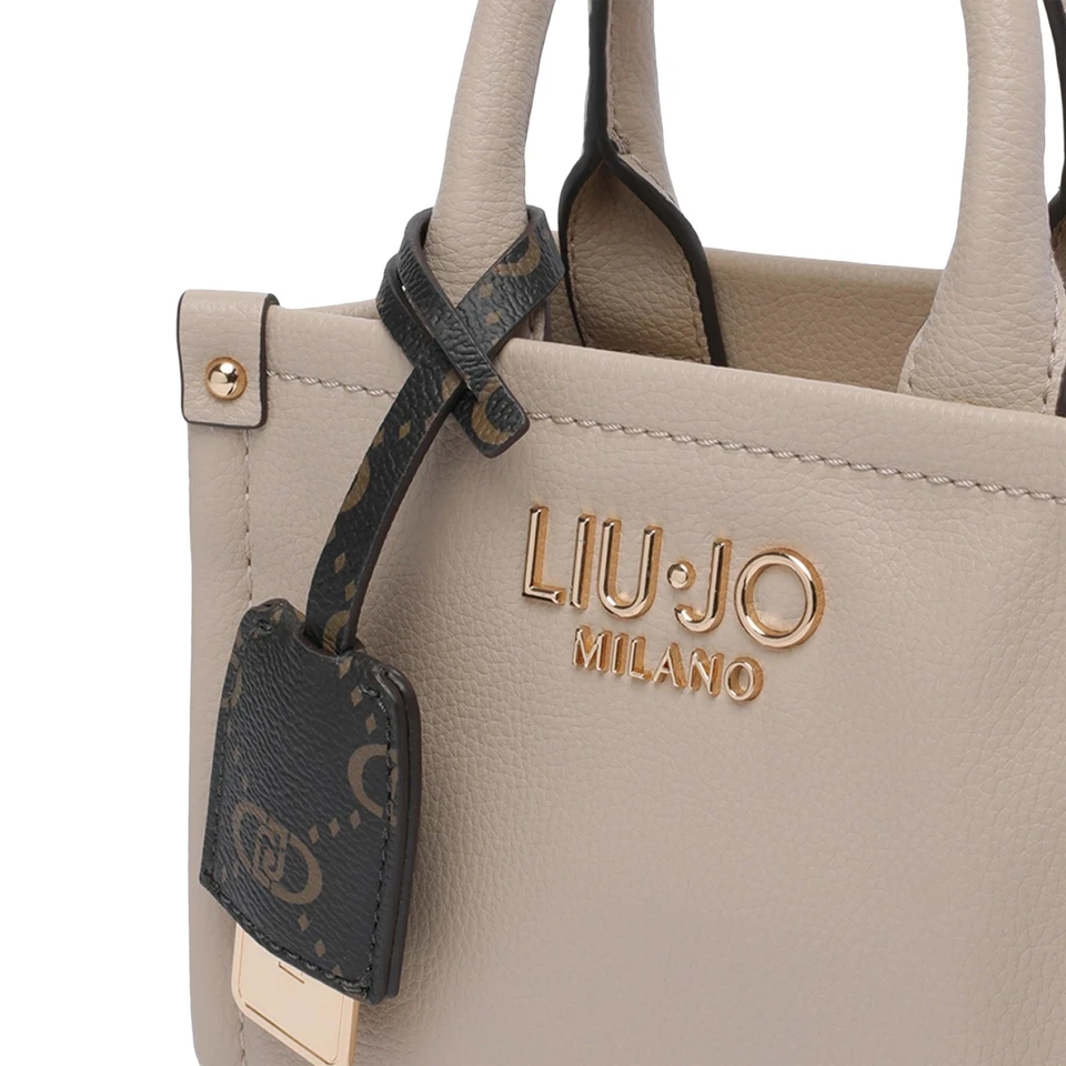 Bolso de mano para mujer Liu Jo A25us AF5102 E0058 51308 ECS XS TOTE NEUTRO Foto 4 de 4