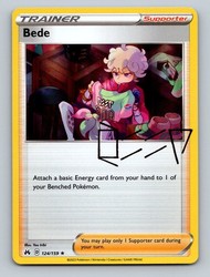 Bede 124/159 Holo Rare Crown Zenith