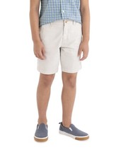 US Polo Assn Boys Flat Front Shorts Size 4 Gray Twill NEW