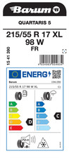 Barum Quartaris 5 215/55 R17 98W XL M+S Ganzjahresreifen