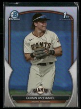 2023 Bowman Draft #BDC-136 Quinn McDaniel Chrome Refractor