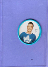 1962/63 Shirriff Coin Dick Duff HOF Toronto Maple Leafs #12 NM