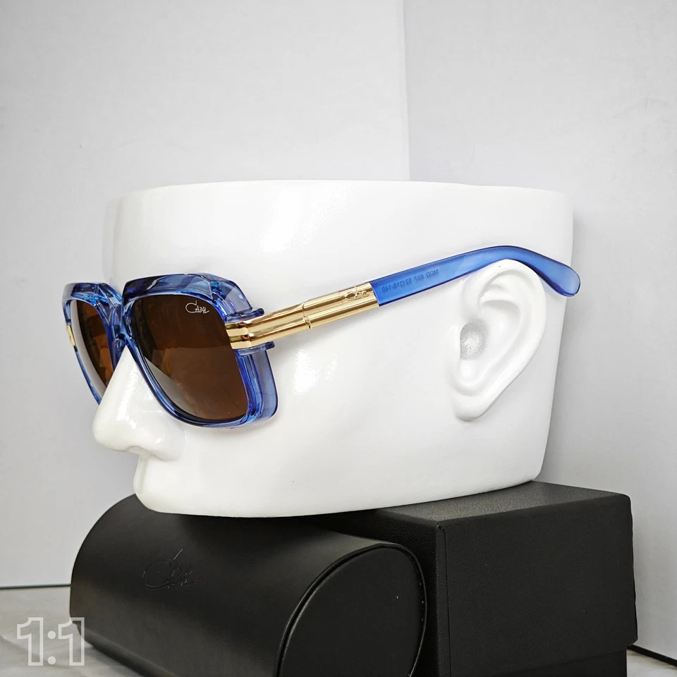 Gafas de sol tintadas CAZAL LEGENDS mujeres hombres gafas de lujo azules y marrones Foto 3 de 4