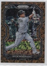 2021 Panini Prizm Tier II Bronze Donut Circle 11/40 Nick Madrigal #106 g7c