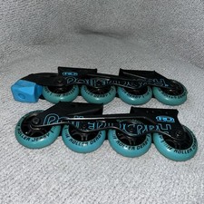 RD ROLLER DERBY--INLINE REPLACEMENT SKATE WHEELS Blue super Cool WOW