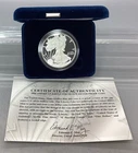 2008 W Proof American Silver Eagle - With Box & CoA