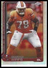 2025 Topps Chrome Football #287 Tristan Wirfs Refractor Buccaneers