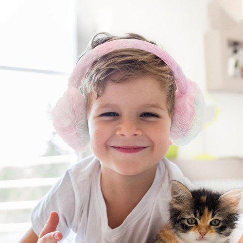  Warmes Stirnband Wintertücher für Damen Ohrenwärmer Kinder Baby Mädchen Muffs - Bild 12 von 12