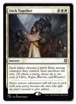 Stick Together NM* Commander Baldur's Gate 661 ENGLISH mtg -UnltdCards
