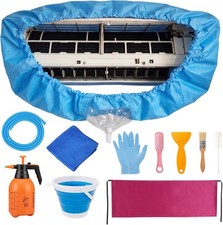 Gleom 11 PCS Mini Split Cleaning Kit with AC Cleaning Cover, 2L Sprayer, Brus...