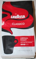 Lavazza Classico Ground Coffee Medium Roast Rich & Full 20 oz Sealed Bag 04/2026