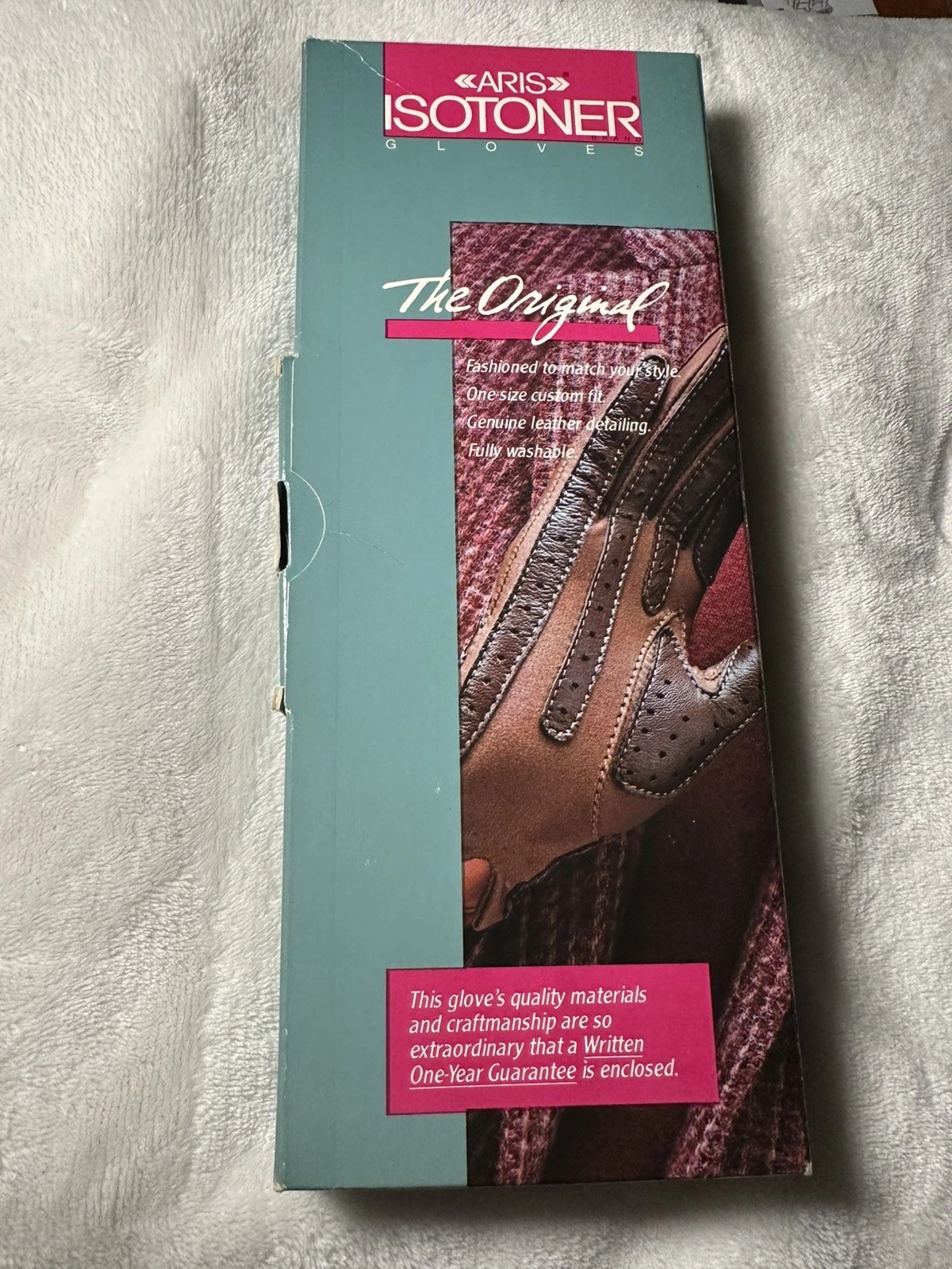 Aris Isotoner Gloves Camel/Mink Style No. 23092 New In Box VTG