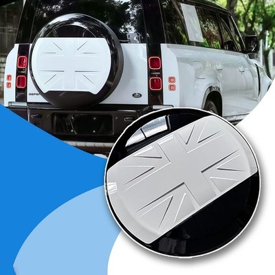 Fuji White Spare Wheel Tire Tyre Cover Fits For Defender 90 110 130 2020-2026