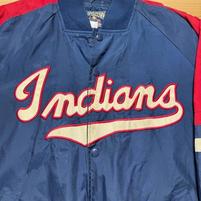 Vintage 90s Cleveland Indians World Series Champions MLB Bomber