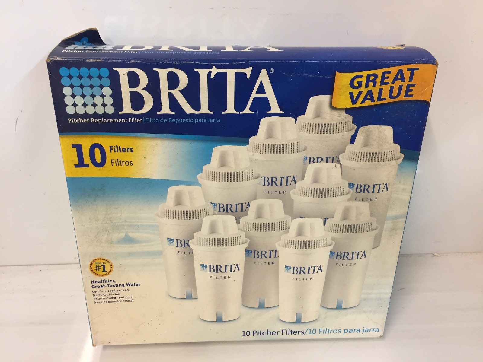 S 10 Count White Value Pack