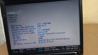 【ジャンク】IBM Thinkpad x40 Vintage IBM Thinkpad X40 598MHz 768MB RAM NO HDD | eBay