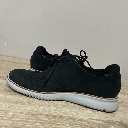 Cole Haan Men's 2.0 Zero Grand Laser Wingtip Oxford Size 11M Black C23807 - Picture 7 of 14