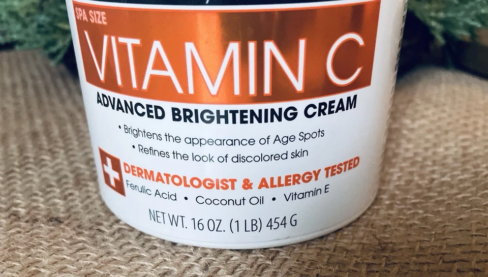 Advanced Clinicals Vitamin C Advanced Brightening Cream - 16oz (1 Lb) 454g - Image 2 of 4