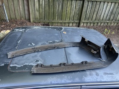 84-87 BMW E30 Early Model Front Left Right Set Bumper Trims Cover Covering OEM
