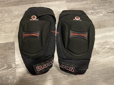 G.I. Sportz Paintball Knee Protective Gear Pads Set S/M Black Red - New