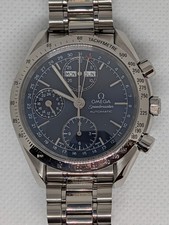 OMEGA Speedmaster Blue Day Date Automatic Watch 39mm 3523.80 excellent condition