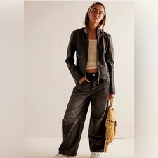 NWT - We The Free - Twin Flame Mid Rise Cropped Wide Leg