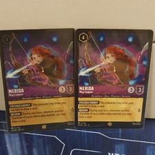 Two Disney Lorcana Merida 50/207