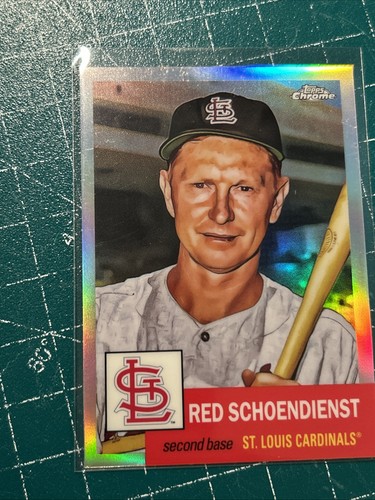 2022 Topps Chrome Platinum Refractor #428 Red Schoendienst  - Bild 1 von 3
