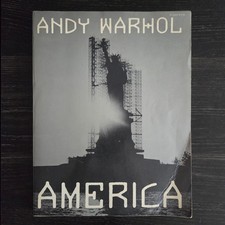 Andy Warhol AMERICA Photography 1985 1st Edition with Full Number Line Paperback