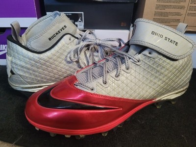 Vintage 2013 Nike Air Lunar Super Bad Pro TD Ohio State OSU Buckeyes PE Cleats!
