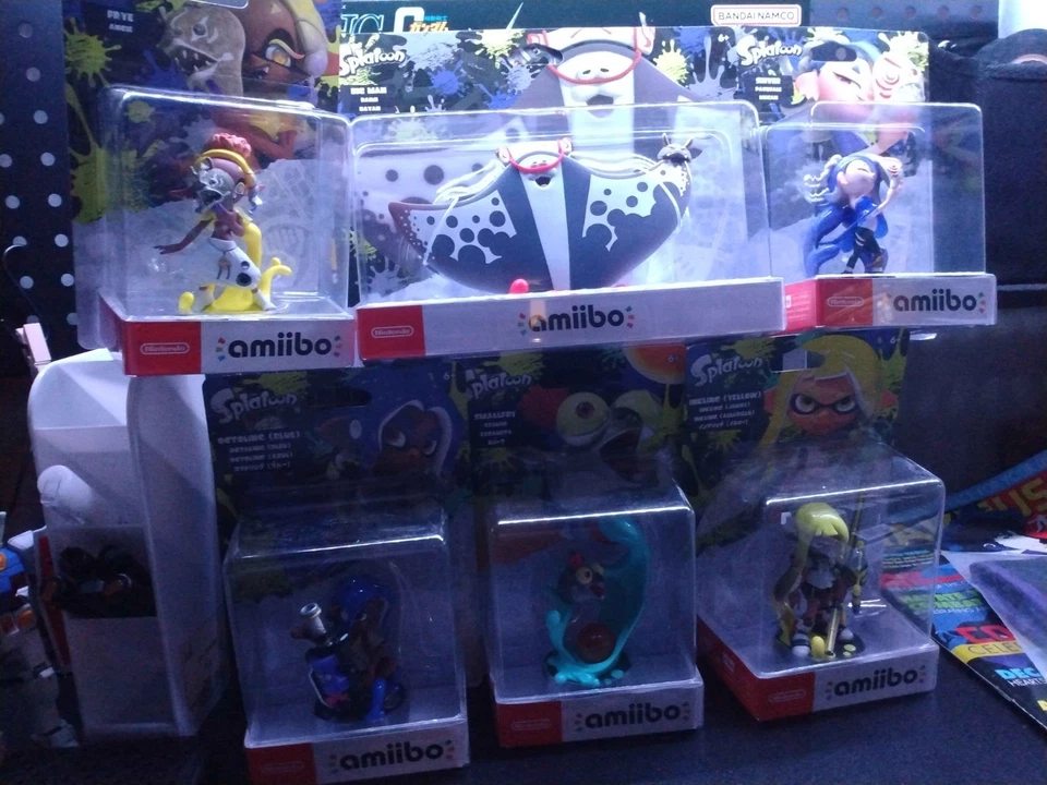 Nintendo Splatoon Amiibo Colección Lote Set de 21 Amiibos con Estuche + Smash Inkling Foto 2 de 4
