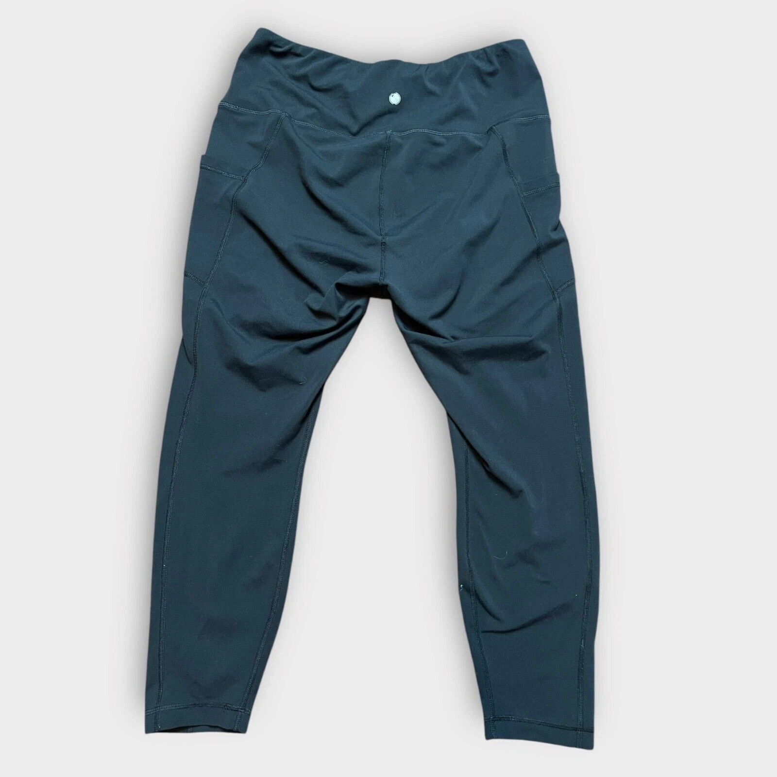 yogalicious side hidden inner waist pockets mid rise leggings