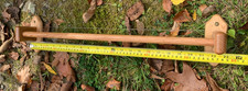 Soid Wood Bathroom Towel Rack 23 Inch Length