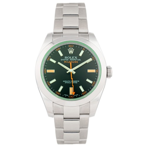 Rolex Milgauss Stainless Steel Black Dial 40mm 116400GV Full Set