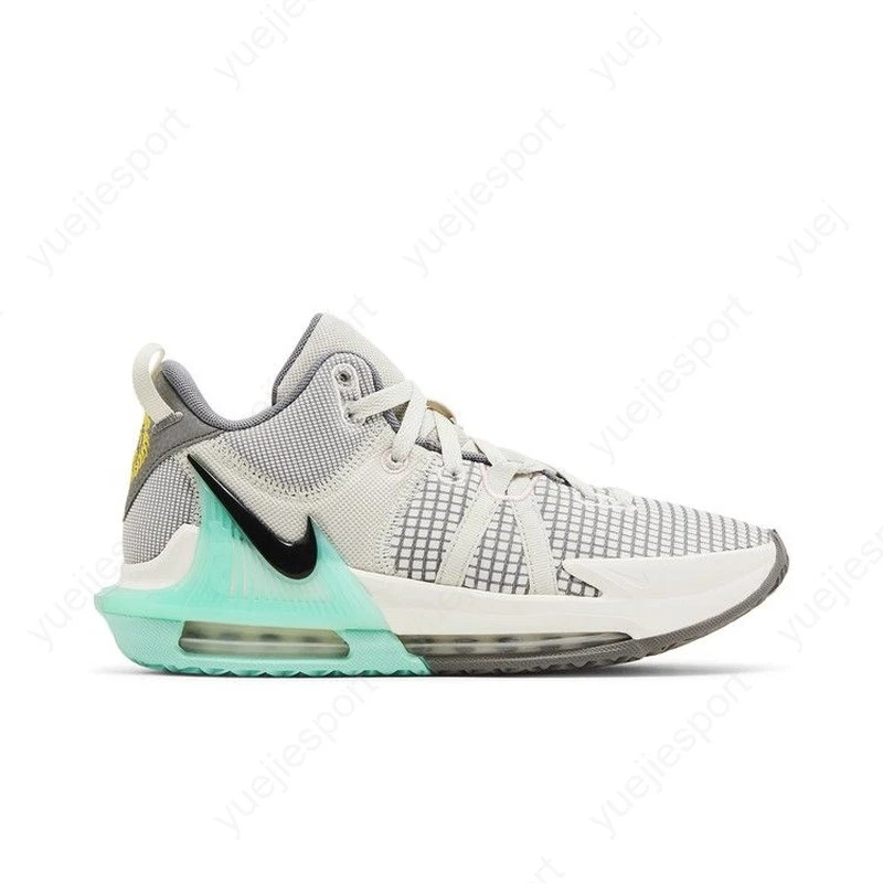 Nike LeBron Witness 7 Pewter/Mint Basketball Sneakers 8 Nike | Shoes | Nike Lebron Witness 7 Pewtermint Basketball  main image 4