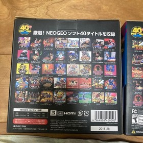 SNK NEOGEO Mini Console 2 Set Brand New Sealed Japanese Version Japan Import