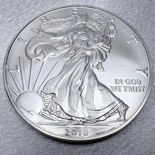 2018 American Silver Eagle 1 oz .999 Fine Silver BU [M4]