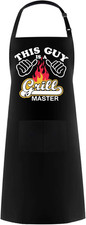 Funny Adjustable Aprons Baker Costume with Pocket Cook Grill BBQ Chef Apron Gift