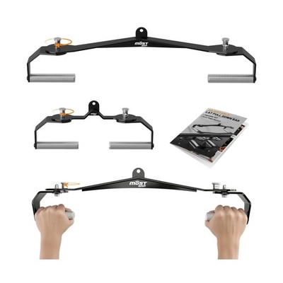 MOST GRIP Lat Pull Down Bar Set with 360° Rotatable Handles, Lat Pulldown A